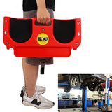 Rolling Knee Creeper/Pads Rolling Knee Dolly Sliding Knee Pads Protector With 5 Swivel Castors Repair Tool Tray for Mechanic Carpenter Flooring Acouto