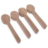 EXCEART 4pcs Unfinished Wooden Spoon wood carving blocks basswood for whittling Wooden Spoons Craft whittling wood blanks whittling craft kit jar EXCEART