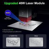 LASER TREE 40W(5W Output Optical Power) Laser Engraving Module, 450nm Laser Head for CNC Laser Engraver/Laser Cutter Machine, DIY Laser Engraving LASER TREE