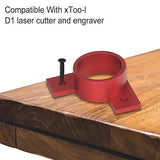 4 Pcs Upgrade Aluminum Alloy Laser Feet Guide, Compatible with xToo-l D1 Laser Cutte & Engraver Machine Keeps Stable Mounting Feet Accessories AMTHKNO