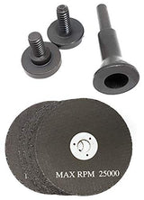 Metal Cut Off Wheels Kit for Air Die Grinder and Drill, 3-Inch Diameter, 1/16-in Thick ROK Power Tools