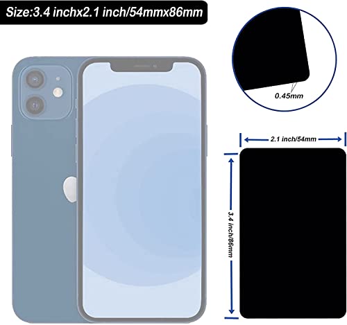 MS WGO 100pcs Laser Engraved Metal Business Cards Blanks 3.4x2.1in Thicknes (0.45mm) MS WGO