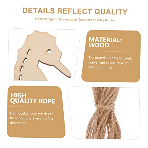 Anneome 70pcs Marine Animal Wood Chips Unfinished Wooden Slices Octopus Cutouts Unfinished Wooden Cutouts DIY Crafts Cutouts Wedding Decoration Wood Anneome