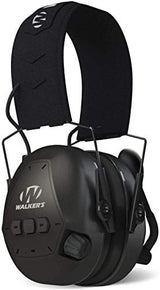 Walker's Bluetooth Passive Protection Muff CVC Noise Cancellation Clear Digital Sound, Black Walker's