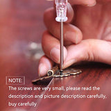 newlng 1600pcs 2MM Small Screws Phillips Flat Head Cross Self Tapping Tiny Screw Cabinet Electronic Accessories Screw Multifunctional DIY Micro newlng