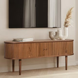 WERMO 55’’ TV Stand with Storage and Shelves Designed to fit 32’’ - 60’’ TVs. Wood Entertainment Center for Living Room and Bedroom, Media Console WERMO