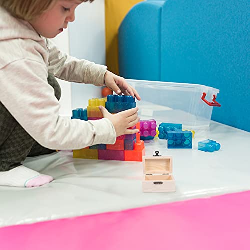 Healifty 3pcs Boxes Jewelry Box White Embryo Wood Painted Jewelry Organizer Tray Unfinished Wood Crates Rings Storage Organizer Kids Jewelry Healifty