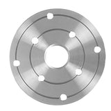 findmall 4 Inch Steel Wood Lathe Face Plate 1 Inch x 8TPI Threaded with Locking Set Screw for Wood Lathe Turning Reversing Lathes findmall