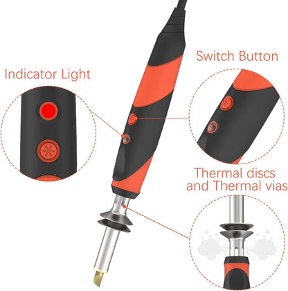 Wood Burning Kit, Professional Woodburning Pen Tool, DIY Creative Tools ,Wood Burner - WoodArtSupply