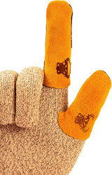 G & F Finger Guard and Thumb Guard Made of Leather 1 or 10 Pieces WoodArtSupply