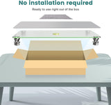 Glass Leveling Board for Resin, 16''X 12'' Adjustable Precision Leveling Table for Resinate, Leveling Epoxy Resin Accessories, Multipurpose Resin WoodArtSupply