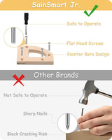 Woodworking Building Kit, 4-In-1 Kids STEM Projects Set, DIY Wood Crafts Assembly WoodArtSupply