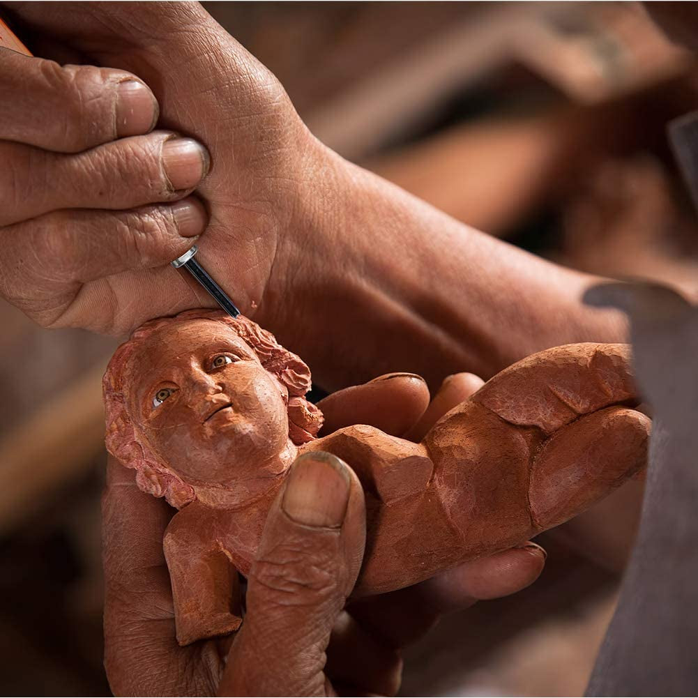 24PCS Wood Knife Kit Set Wood Carving Kit,Professional Chisel Set, Including Small, Middle, Large Size (24PCS) WoodArtSupply