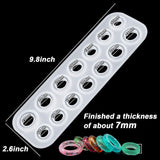 Resin Ring Molds Silicone, Silicone for Epoxy Resin, 14 Sizes with round and Rhombic Faces Making Rings, Earrings, Pendants, Crafts Christmas Gifts WoodArtSupply