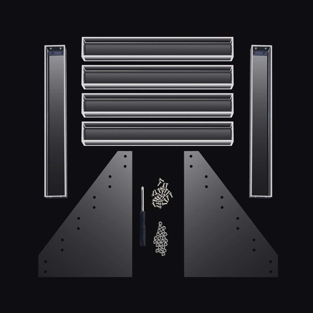 Gospire 6 Tier Clear Acrylic Nail Polish Ink Rack Sunglasses Organizer Eyeglasses Display Rack essential oil Stand Holder Jewelry Makeup Organizer Gospire