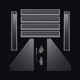 Gospire 6 Tier Clear Acrylic Nail Polish Ink Rack Sunglasses Organizer Eyeglasses Display Rack essential oil Stand Holder Jewelry Makeup Organizer Gospire