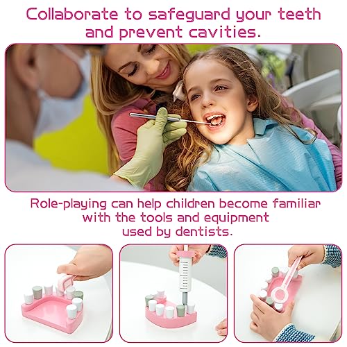 Doctor’s Kit Play Set for Kids, Pretend Toy 18 PCS Doctor Playset for Toddlers, Dentist Kit Doctor Role Play Set, Doctor Kit for Toddlers and Kids umu