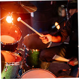 SUPVOX 2pcs Gong Hammer Music Accessories Electronic Accessories Electronic Drum Sticks Goner Striker Rubber-head Gong Mallets 5a Wood Pin Small SUPVOX