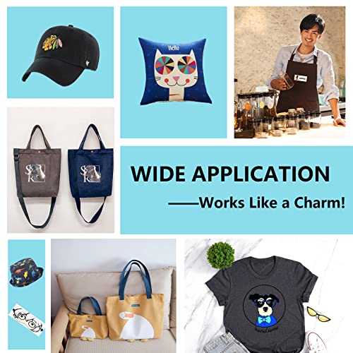 HTVRONT Sublimation HTV for Dark Fabric/Light Fabric - Glossy Sublimation Vinyl 12" X 5FT - Sublimation Blanks for Sublimation Shirts/Bag/Hat/Pillow HTVRONT