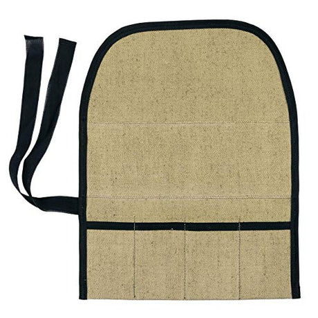 BeaverCraft TR4 Rolling Small Tool up Organizer Bag 4 Pockets Wrench roll up Pouch Gear roll up Tool Pouch for Knives and chisels Storage with 4 BeaverCraft