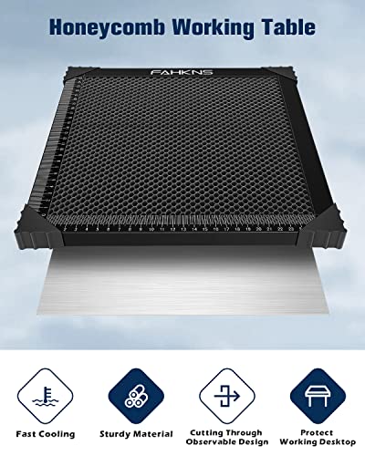 Honeycomb Working Table 300x300x22mm Honeycomb Laser Bed with Aluminum Plate Fast Heat Dissipation and Table-Protecting Honeycomb Working Panel for - WoodArtSupply