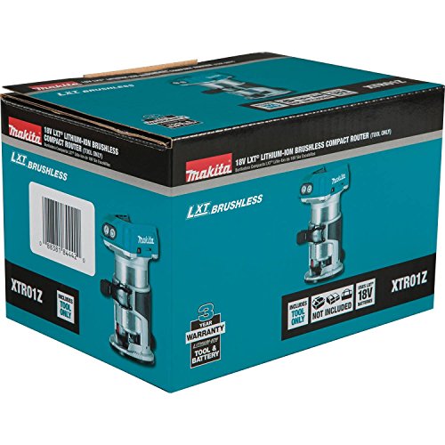 Makita XTR01Z 18V LXT Lithium-Ion Brushless Cordless Compact Router - WoodArtSupply