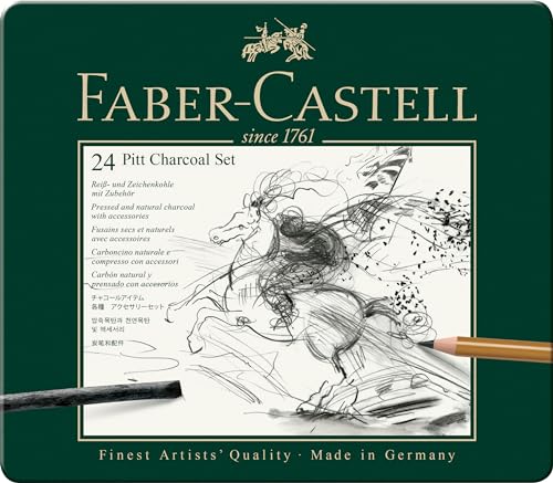 Faber-Castel 24 Piece Pitt Charcoal Set Faber-Castell