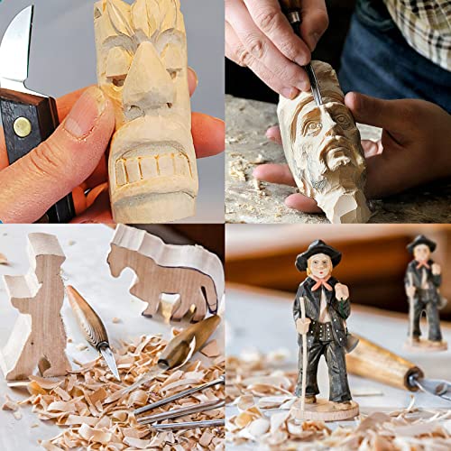 8 Pack Basswood Carving Blocks 6 X 1.5 X 1.5 Inch, Large Whittling Wood Carving Blocks Cubes Kit for Kids Adults Beginners or Expert, Fowecelt