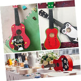 Toyvian 3 Sets Diy Ukulele Soprano Ukulele Kit Unfinished Ukulele Guitar Kit Ukulele Decoration Kit Music Instruments for Adults Diy Musical Toyvian