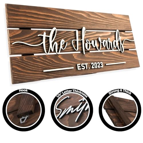 Custom Wood Name Sign - Business Sign, Wedding Gifts, Couple Gifts, Last Name Sign, Location Sign, Door Sign, Welcome Sign for Every Milestone aydan's unique finds