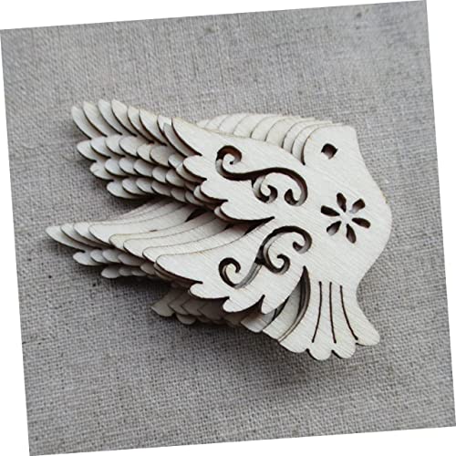 NOLITOY 10pcs House Accessories for Home Embellishments for Crafting Home Decoration Hand Decor Unfinished Wooden Birds Wood Piece Ornament Wooden