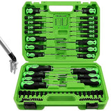 SWANLAKE 86PCS Magnetic Screwdriver Set,Includes Slotted/Phillips/Torx Mini Precision Screwdriver, Replaceable Screwdriver Bits and nut drivers With SWANLAKE GARDEN TOOLS