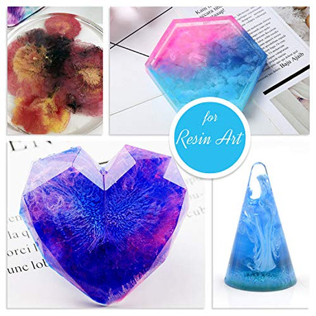 Alcohol Ink Set - 12 Vibrant Colors Alcohol-Based Ink for Epoxy Resin Art, Resin Petri Dish Making - Concentrated Alcohol Paint Color Dye for Resin DecorRom