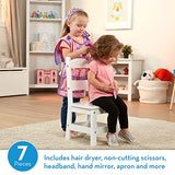 Melissa & Doug Hair Stylist Role Play Costume Dress-Up Set (Frustration-Free Packaging) Purple 17" x 21" x 5", for Children Age : 3+ Melissa & Doug