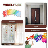 VOSAREA 72pcs Cartoon Tree Shaped Paper Cutouts Paper Cut Delicate Wall Paper Cutouts Decorative Paper Variety Decorations School Wall Decors Hand VOSAREA