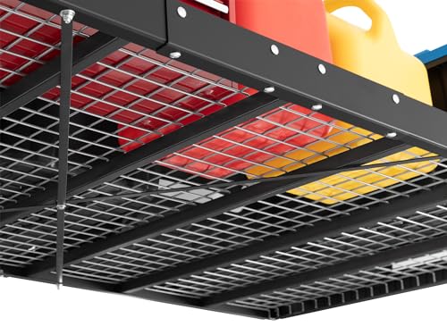 NewAge Products 4 ft. x 8 ft. VersaRac Pro Adjustable Overhead Garage Storage Rack, Heavy Duty Steel Garage Storage Organization, Ceiling Storage NewAge Products Inc.