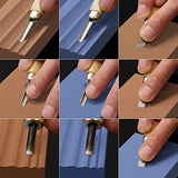 Sharp Pebble Sharpening Stones for Wood Carving Tools-Two Whetstones Grit 400 & 1000 Gouge Sharpener- Waterstone Sharpening System for Wood Carving Sharp Pebble