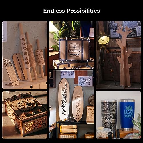 xTool P2 Riser Base for xTool P2 Co2 Laser Cutter, Partner for Significant Upgrade on Engraving Thickness, Max Workpiece Height Up to 8.4'' xTool