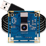 ELP 8mp USB Camera Autofocus 4K PC Camera Module for Computer and Raspberry Pi Mini UVC USB2.0 Webcam Board IMX179 Industrial Lightburn Camera Low ELP