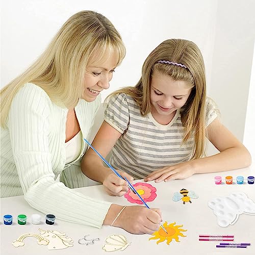 BeYumi DIY Wind Chime Kit for Kids - Create Your Own Wooden Musical Chimes BeYumi