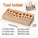 Jupean 458 Pieces Leather Kits, Leather Working Tools, Leathercraft Tools and Supplies with Instruction, Tool Holder, Leather Stamps Set, Prong JUPEAN