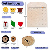 Wooden Calendar,Montessori Calendar for Kids to Learn Seasons, Toddler Preschool Calendar,Preschool Calendar for Kids Learning at Home and Classroom N.thr