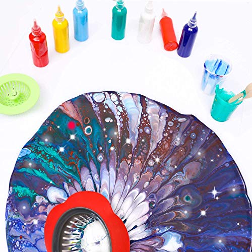 Acrylic Pouring Strainers,12 Pcs Acrylic Paint Pouring Strainers Plastic Flower Strainers Silicone Pouring Drain Basket for DIY Pouring Acrylic Paint FASALX