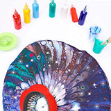 Acrylic Pouring Strainers,12 Pcs Acrylic Paint Pouring Strainers Plastic Flower Strainers Silicone Pouring Drain Basket for DIY Pouring Acrylic Paint FASALX