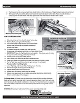 Penn State Industries MLCUTOFF Pen Tube Micro Cutoff Saw with Jig, Orange/Grey/White Penn State Industries