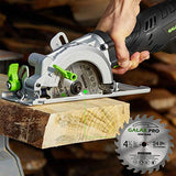 GALAX PRO Saw Blade Set, Pack of 4 Assorted 60T HSS Metal/24T TCT Wood/Diamond 4-1/2-Inch Circular Saw Blade with 3/8" Arbor for Fast Cutting… GALAX PRO
