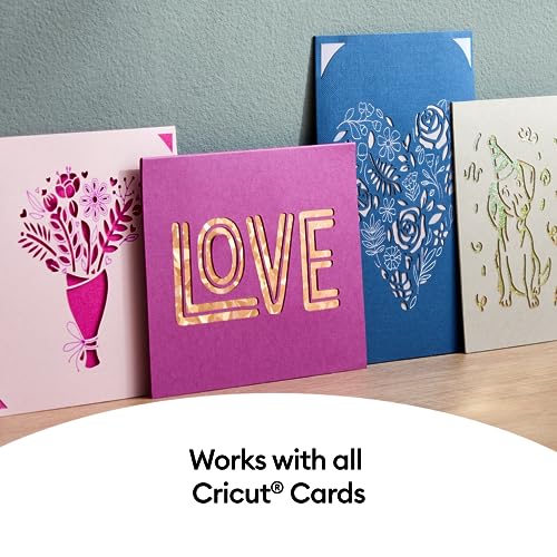 Cricut Joy Xtra Card Mat (4.7 in x 6.6 in) Reusable Card Mat for All Cricut Cards, Crafting Mat with Clear Protective Film, For Quick Crafting Using - WoodArtSupply