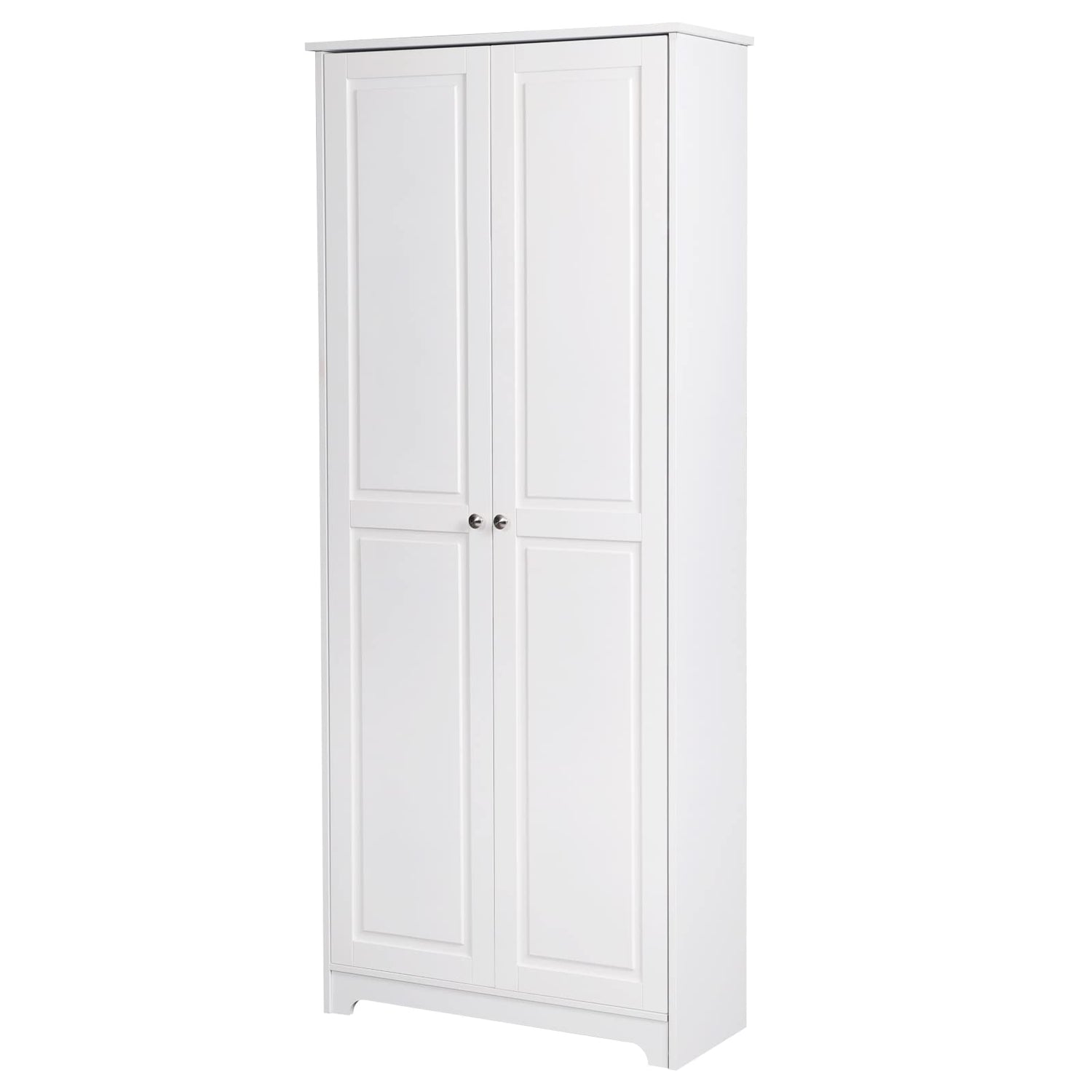 VINGLI Tall Pantry Storage Cabinet, 72'' Kitchen Pantry Cabinet, Freestanding Room Storage, Cupboard, 2 Door Pantry for Laundry Room, Kitchen, VINGLI