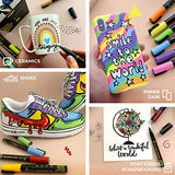 ARTISTRO 30 Acrylic Paint Pens Extra Fine Tip and 30 Acrylic Paint Markers Fine Tip, Bundle for Rock, Stone, Ceramic, Glass, Mugs, Wood, Metal, ARTISTRO