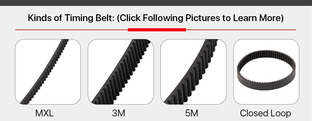Cloudray 10M HTD Open-Ended Timing Belt Width 15mm (0.6") for CNC CO2 Laser Engraver Stepper Motor Pack of 10Meters Cloudray
